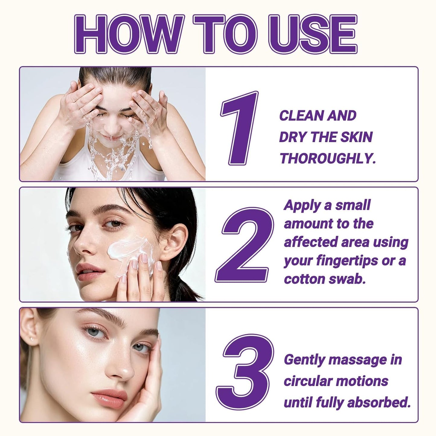 Made and Shipped from QIAWI® Biotin 10-USA in-1 Skin Restoration Cream