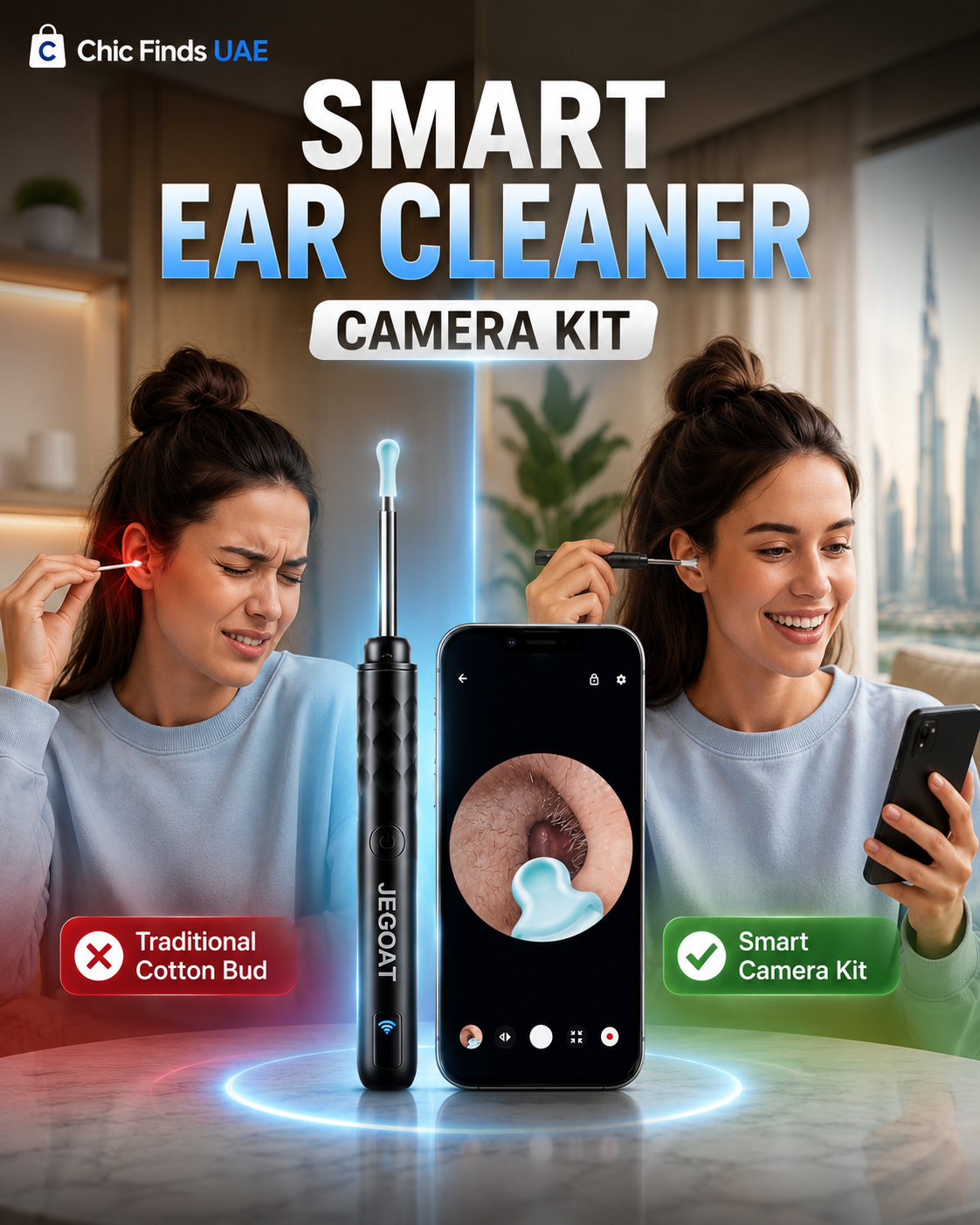 SMART EAR CLEANER CAMERA KIT