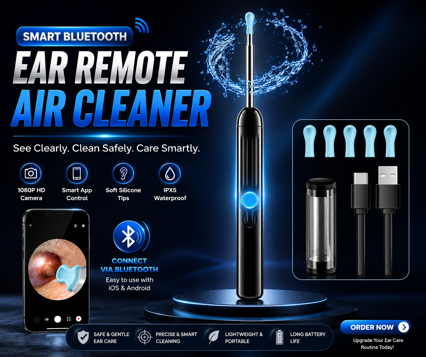 SMART EAR CLEANER CAMERA KIT